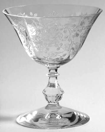 Arcady (Stem 6014, Etch 326) Low Sherbet