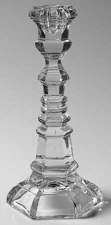 Argus Clear (Stem 2770) Tall Single Light Candlestick