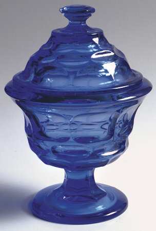 Argus Blue (Stem  2770) Compote & Lid