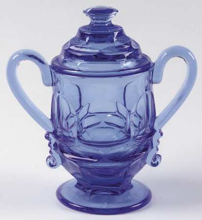 Argus Blue (Stem  2770) Sugar Bowl & Lid