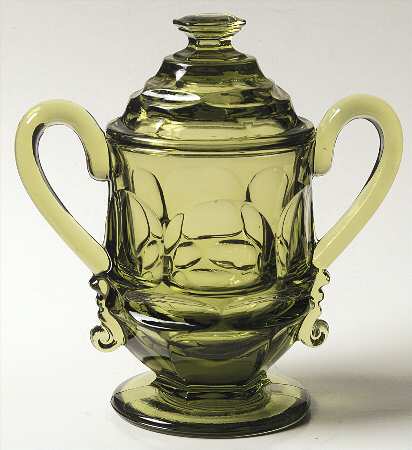 Argus Green (Stem 2770) Sugar Bowl & Lid