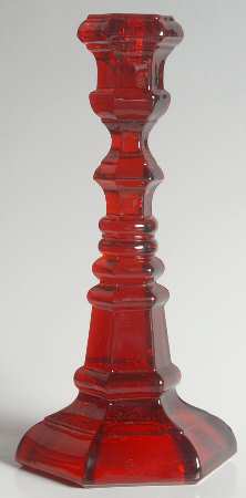 Argus Ruby (Stem 2770) Tall Single Light Candlestick