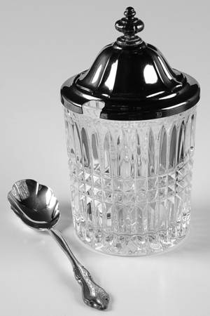 Aspen (Stem 2861) Jam/Jelly with Metal Lid & Spoon