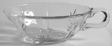 Baroque Clear 1 Handle Regular Nappy (Baroque Shape)