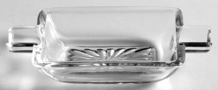 Baroque Clear 3" Oblong Ashtray (Baroque Shape)