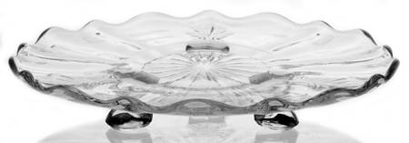 Baroque Clear Three Toed Tidbit (Baroque Shape)