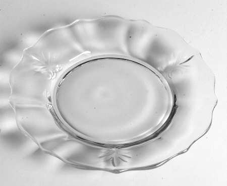Baroque Clear Bread & Butter Plate (Baroque Shape)