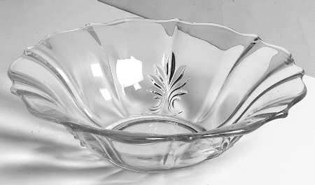Baroque Clear 11" Flared Bowl (Baroque Shape)