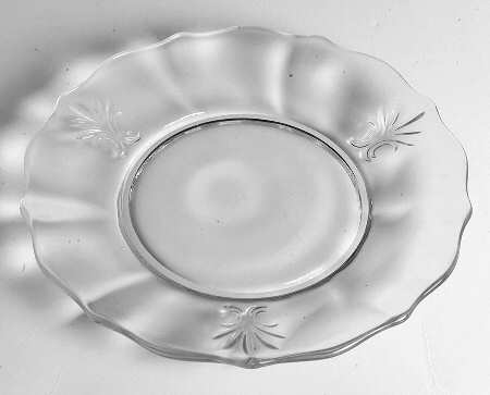Baroque Clear Salad Plate (Baroque Shape)