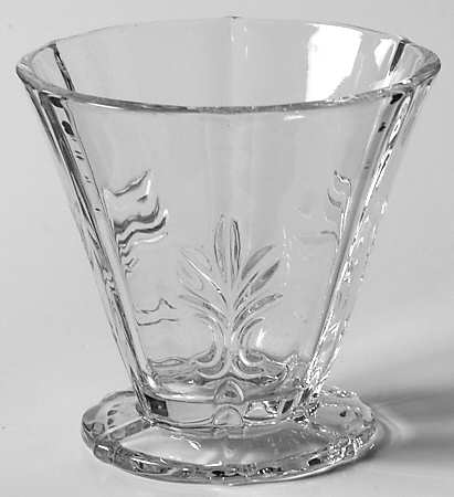Baroque Clear Mustard No Lid (Baroque Shape)