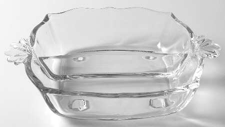 Baroque Clear 2 Part Handled Relish (Baroque Shape)