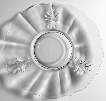 Baroque Clear Cracker Plate (Baroque Shape)