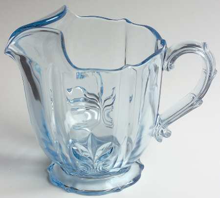 Baroque Blue 48 Oz Baroque Shape Ice Lip Pitcher