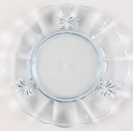 Baroque Blue Salad Plate (Baroque Shape)