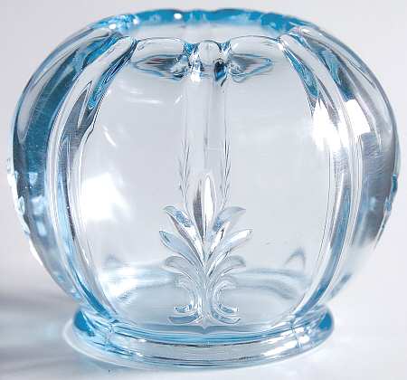 Baroque Blue 3" Rose Bowl (Baroque Shape)