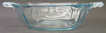Baroque Blue Handled Sauce Boat (Baroque Shape)