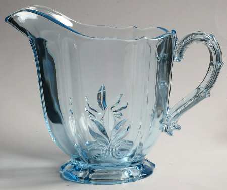 Baroque Blue 48 Oz Pitcher (Baroque Shape)