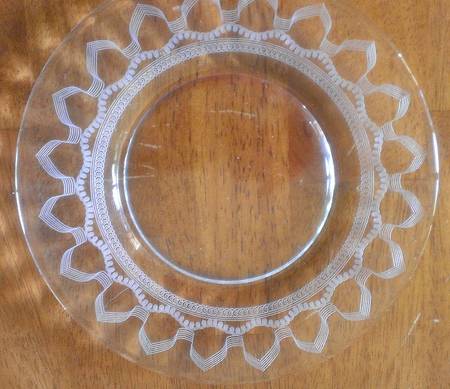 Baronet (Stem 870, Etch 92) Luncheon Plate