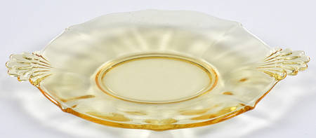 Baroque Topaz 8" Oval Handled Tray (Baroque Shape)