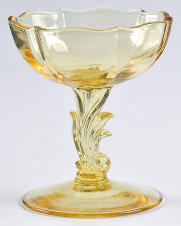 Baroque Topaz Open Footed Jelly (Baroque Shape)