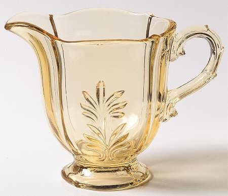 Baroque Topaz Footed Creamer (Baroque Shape)