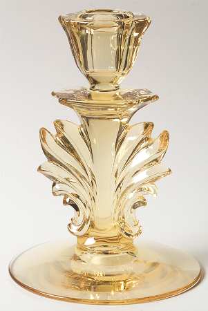 Baroque Topaz 5" Candlestick (Baroque Shape)