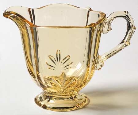 Baroque Topaz Individual Footed Creamer (Baroque Shape)