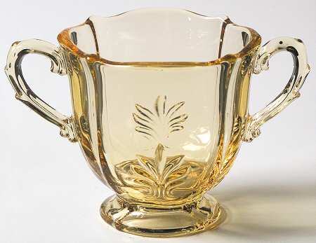 Baroque Topaz Individual Footed Sugar (Baroque Shape)
