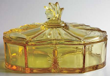Baroque Topaz 3 Part Candy Box & Lid