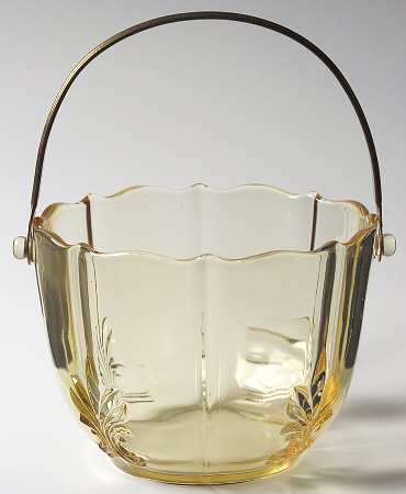 Baroque Topaz Baroque Ice Bucket with Handle, No Tongs