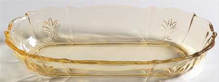 Baroque Topaz 8" Pickle Dish (Baroque Shape)