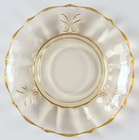 Baroque Topaz Saucer for Footed Cup (Baroque Shape)