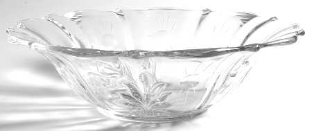 Beacon (Stem 6017, Cut 767) 11" Flared Bowl (Baroque Shape)