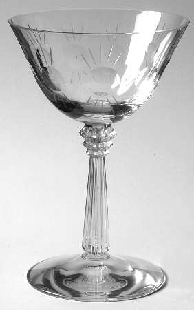 Beacon (Stem 6017, Cut 767) Champagne/Tall Sherbet