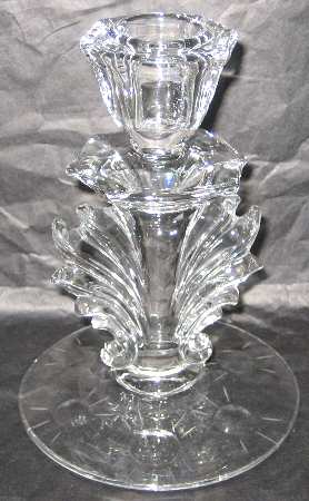 Beacon (Stem 6017, Cut 767) 5" Candlestick (Baroque Shape)