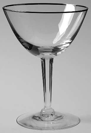 Beloved (Stem 6089, Platinum) Champagne/Tall Sherbet