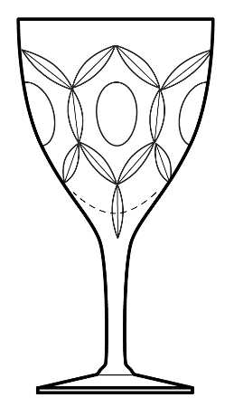 Berkeley (Stem 6106, Cut 909) by Fostoria