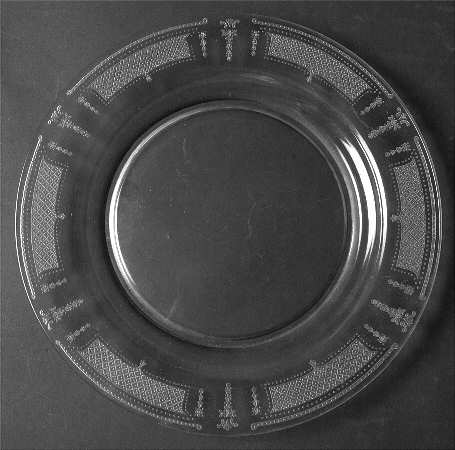 Beverly Clear Luncheon Plate