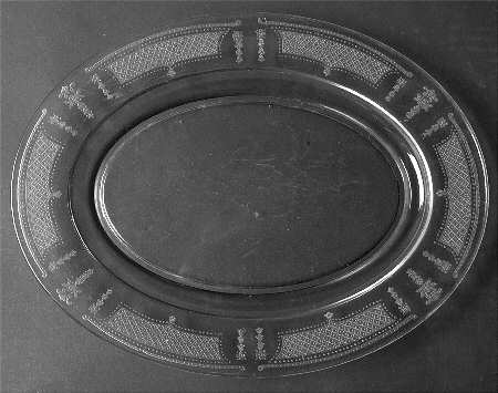 Beverly Clear 12" Oval Platter