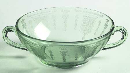 Beverly Green Cream Soup Bowl Only