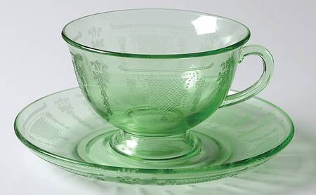 Beverly Green Cup & Saucer Set