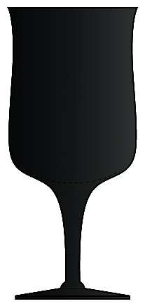 Biscayne Black (Onyx, Stem 6122) by Fostoria