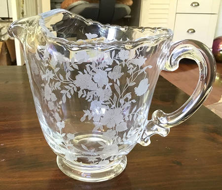Bouquet (Stem 6033, Etch 342) 48 Oz Ice Lip Pitcher