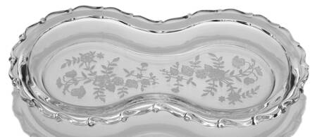 Bouquet (Stem 6033, Etch 342) Mini Creamer/Sugar, Tray Only