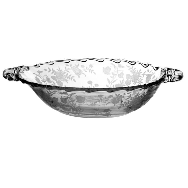 Bouquet (Stem 6033, Etch 342) 10" Handled Bowl
