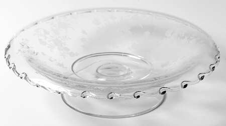 Bouquet (Stem 6033, Etch 342) 11" Rolled Edge Bowl