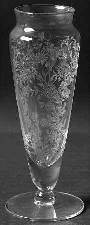 Bouquet (Stem 6033, Etch 342) Bud Vase