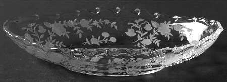 Bouquet (Stem 6033, Etch 342) Pickle Dish