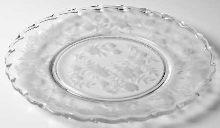 Bouquet (Stem 6033, Etch 342) Luncheon Plate