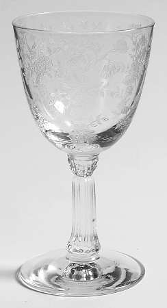 Bouquet (Stem 6033, Etch 342) Wine Glass